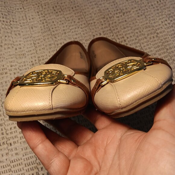 Christian Siriano Payless women's medallion & faux leather ballet flats sz 9 - Picture 6 of 13